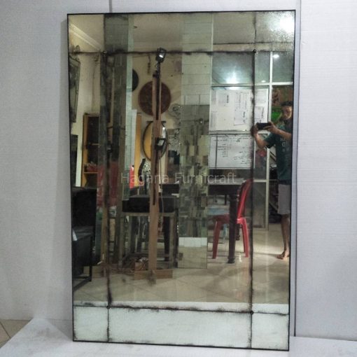 antique glass mirror